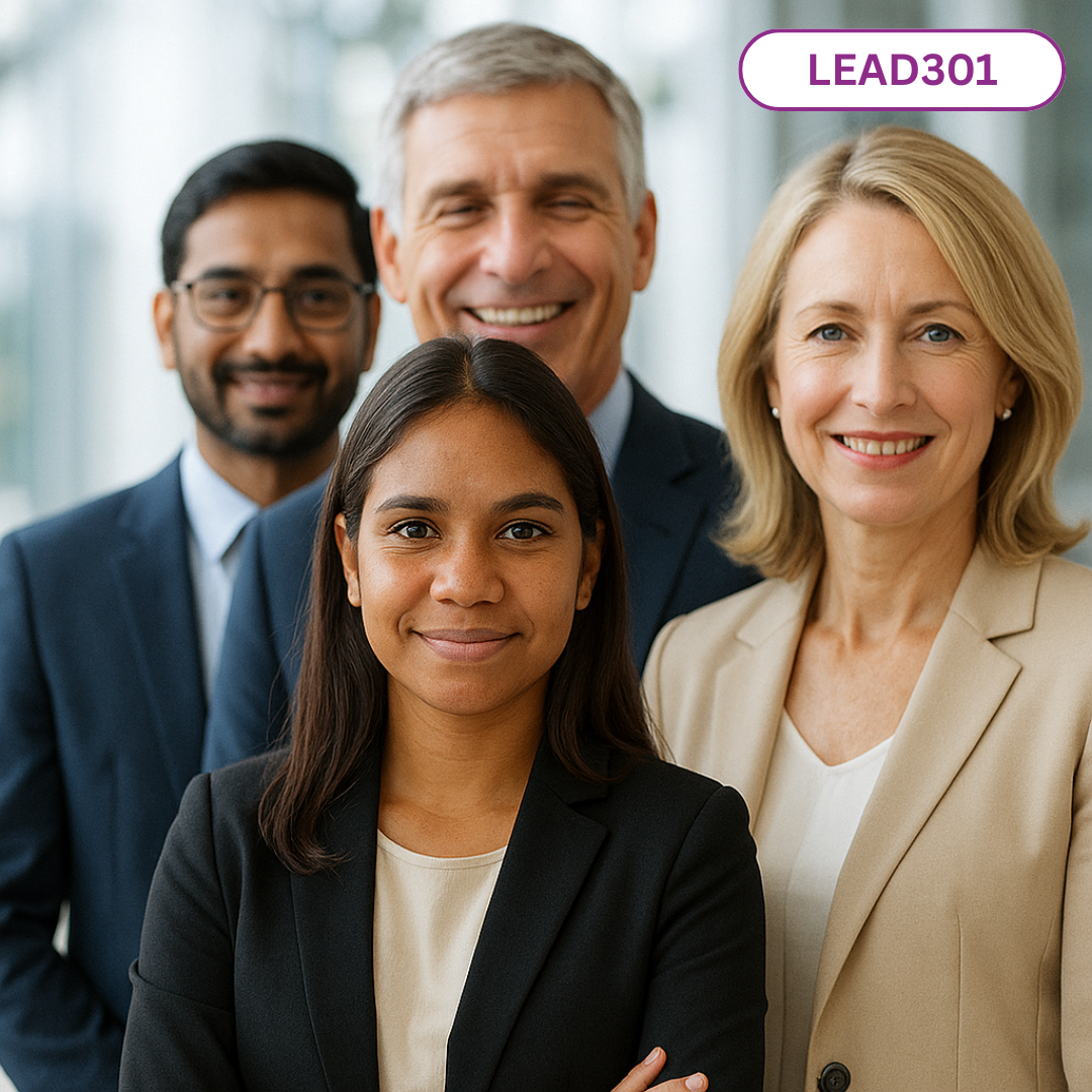 Leading with Confidence: 25 & 26 August 2026, 1pm - 4pm AEST (LEAD301)